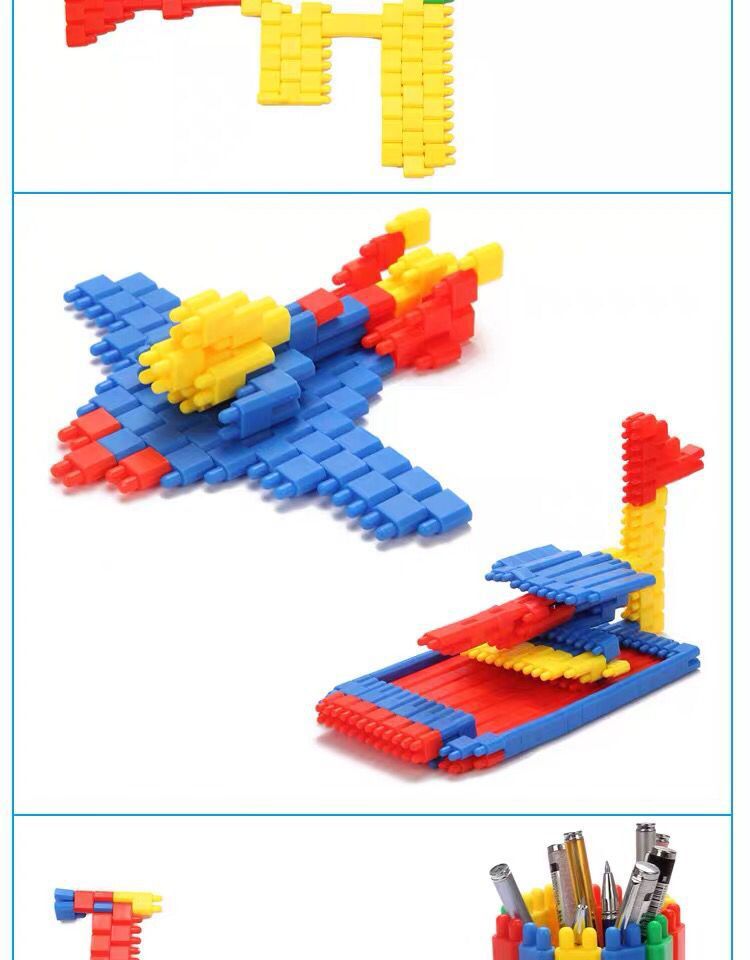 Rocket bullet head small particle building block assembly toys, plastic assembly toys for children aged 3 to 9, early education and intelligence toys pic 15