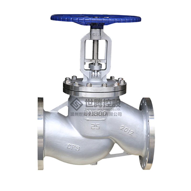 J41W industrial manual straight-through stop valve J41H-16C flanged steam stainless steel 304 stop valve DN150 pic 9