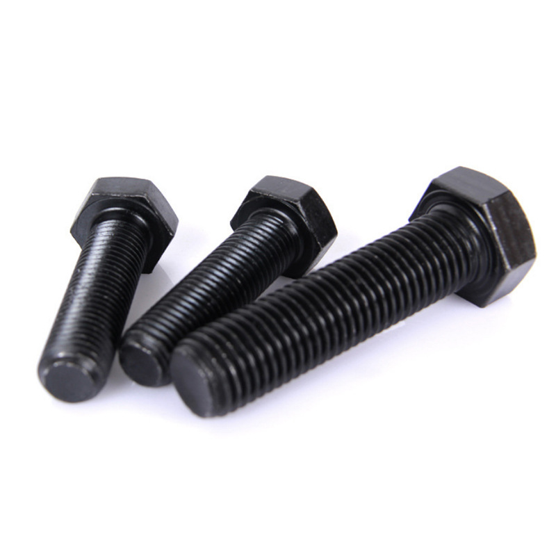 High-strength screws of grade 8.8 and 12.9, both inner and outer hexagon bolts, with fine threads, full threads and half threads oxidized and blackened pic 3