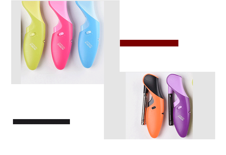 跨境金属纯色厨用电子点火器便捷煤气灶具可旋转枪管明火点火器详情13