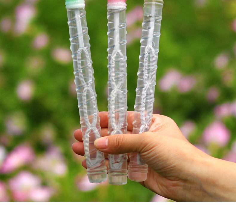 Concentrated liquid beach bubble sticks, outdoor eco-friendly 27cm bubble-blowing small toys, bubble water manufacturer wholesale pic 5