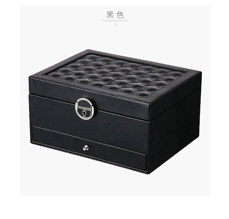 Jewelry storage box, high-end multi-layer large-capacity home accessories, earrings, stud earrings, necklace drawer, jewelry box pic 26