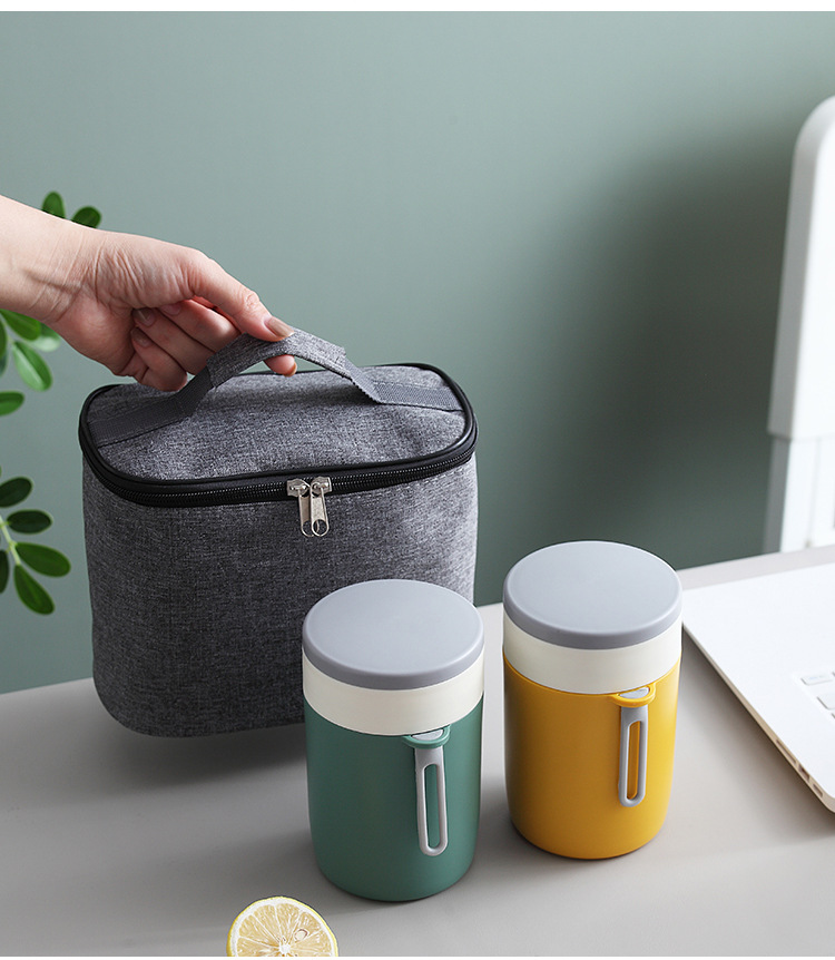 304不锈钢保温汤杯 学生早餐杯手提密封便携带餐具牛奶杯礼品批发 pic 16