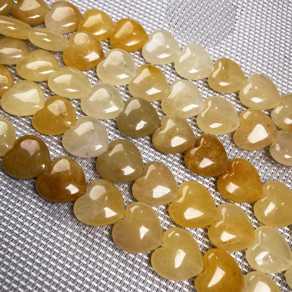 Natural stone, crystal, agate, heart-shaped semi-precious stone, loose beads, various material jewelry beads, necklaces, bracelets and accessories pic 11