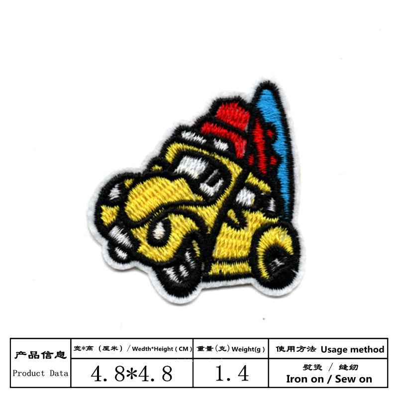 跨境爆款小号动物刺绣烫布贴时尚儿童衣服补丁贴绣花章补洞装饰贴详情27