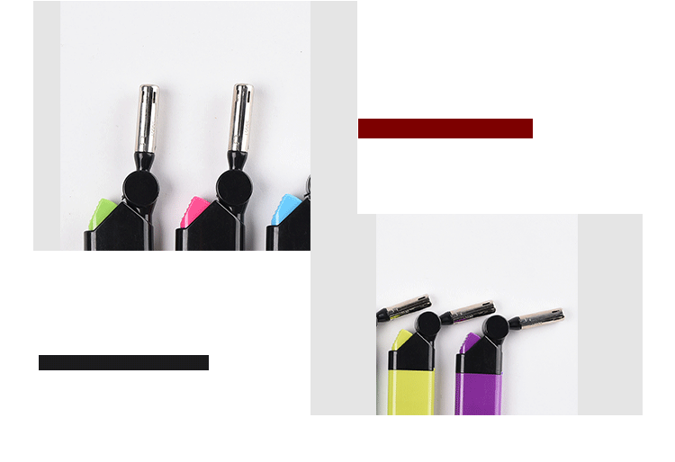 亚马逊家用厨房煤气灶点火器彩色充气明火打火机迷你点枪可旋转详情5