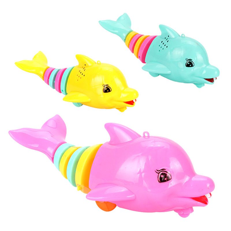 Colorful plastic dolphin toys, tail-swinging little dolphin rings, bead-stringing, matching, educational toys, DIY bead-building, suitable for primary school students pic 17