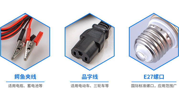 Wholesale of led high-efficiency bulbs for night market street lighting, 12V-85V emergency lighting fixtures, energy-saving bulbs pic 11