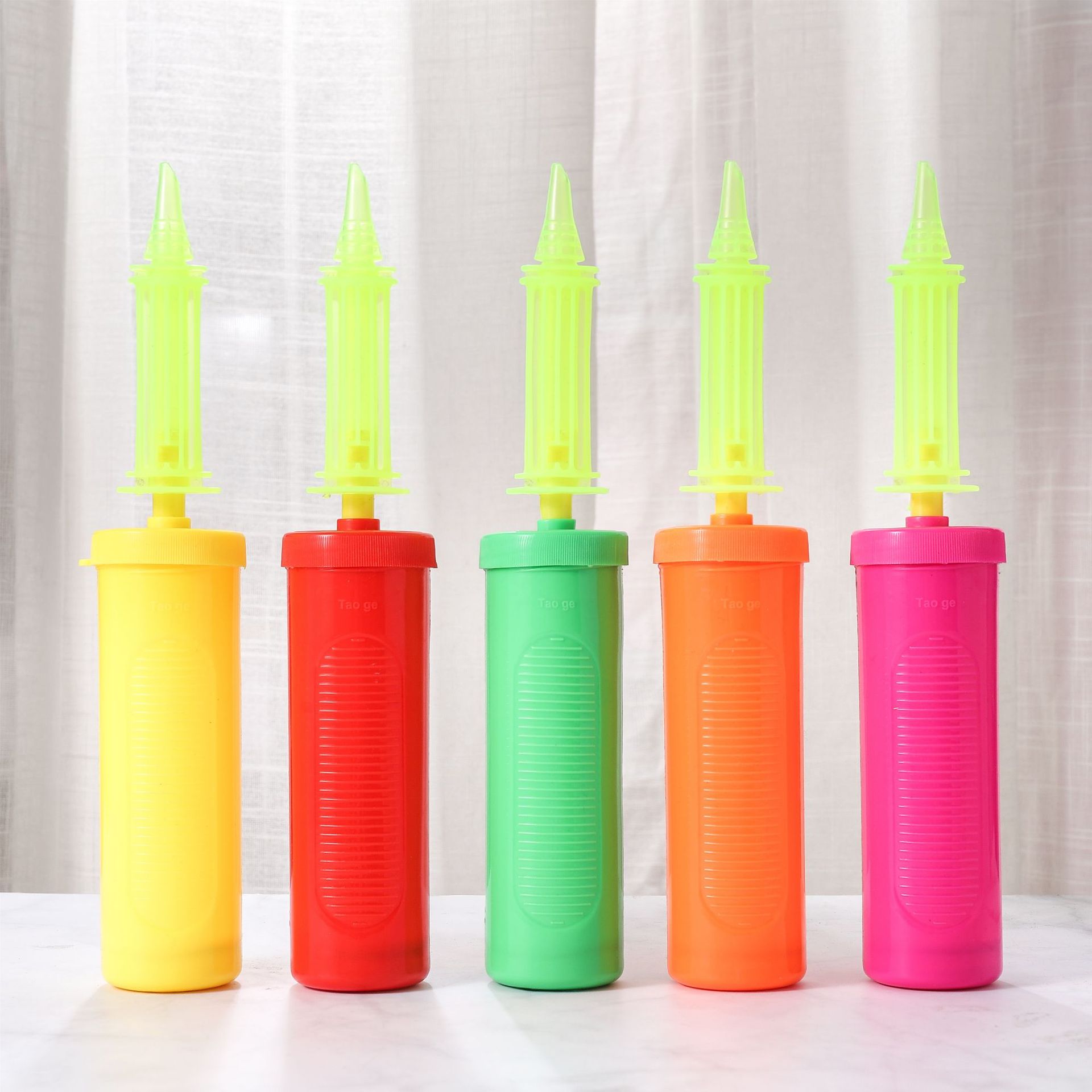 Air pump, air pump, balloon, hand-pushed air pump, manual plastic air pump, portable slanted balloon air pump pic 1