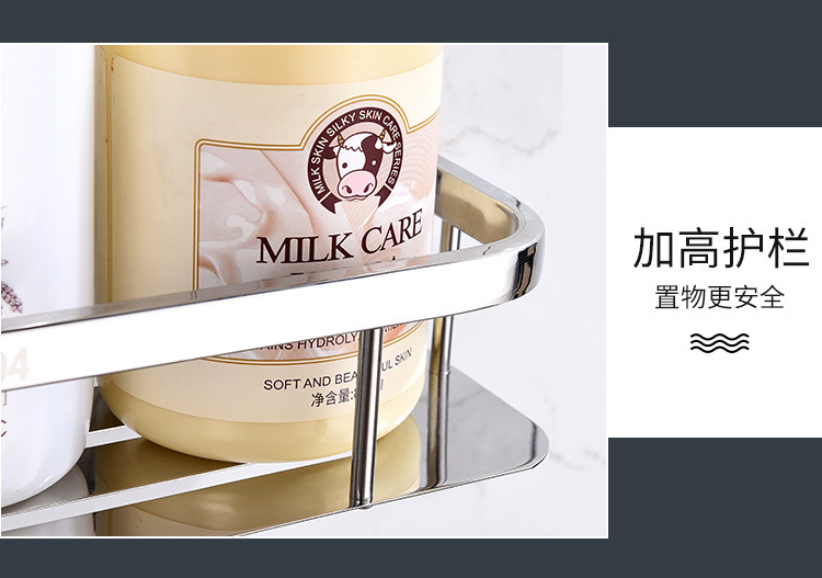 Triangular 304 stainless steel corner storage in the bathroom, corner rack for washroom and bathroom, wall-mounted pic 17