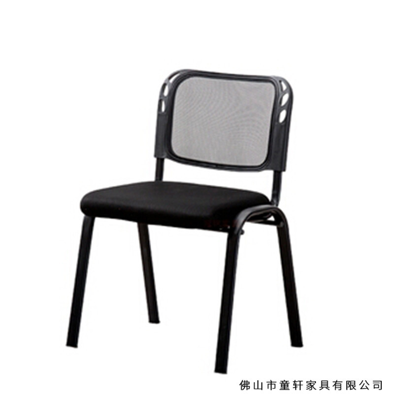 Foshan manufacturer wholesals foreign trade office chairs, fabric four-legged training chairs with writing boards and armless conference seats pic 16
