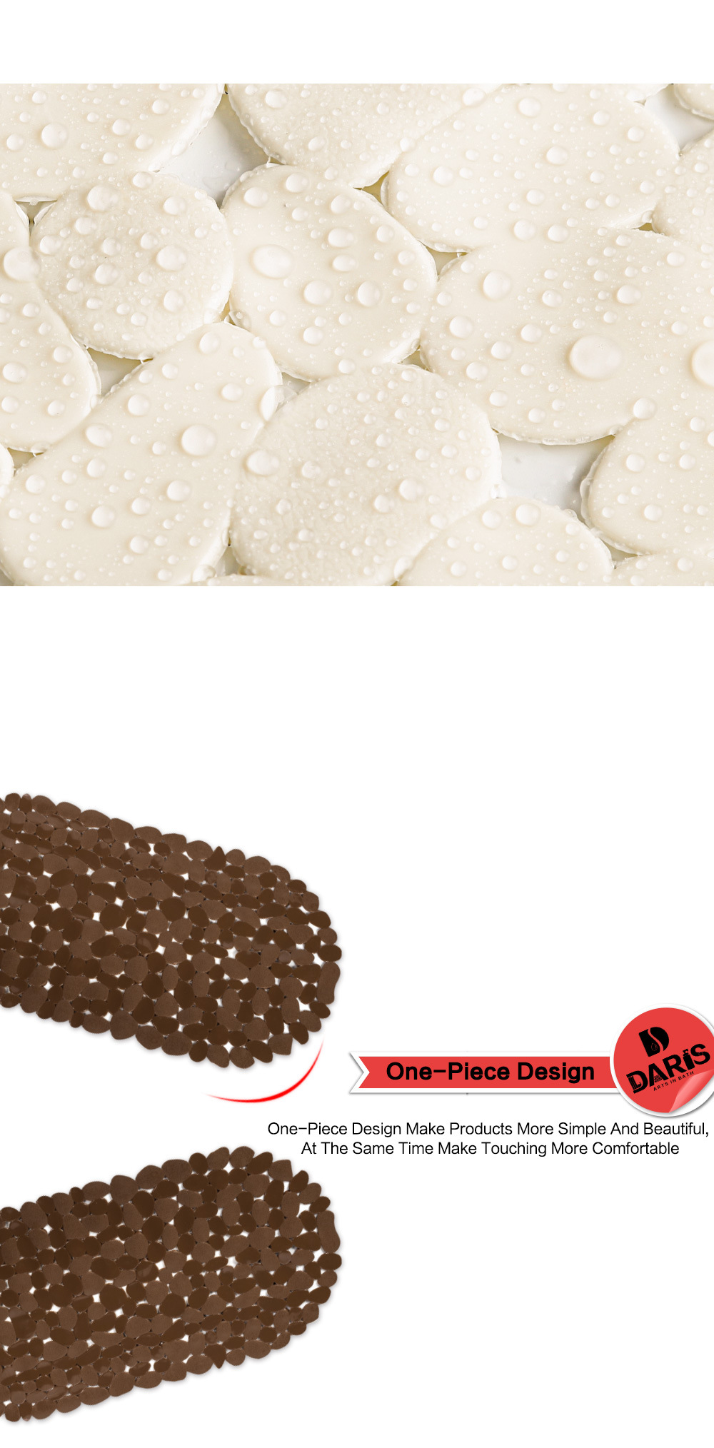 源头厂家定制贝壳石头浴室垫PVC卫生间垫浴缸脚垫详情9