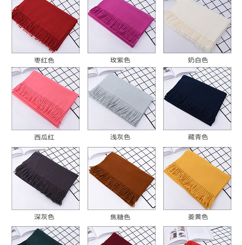 年会红围巾定 制印字LOGO中国围巾刺绣公司活动庆典聚会围巾批发详情15