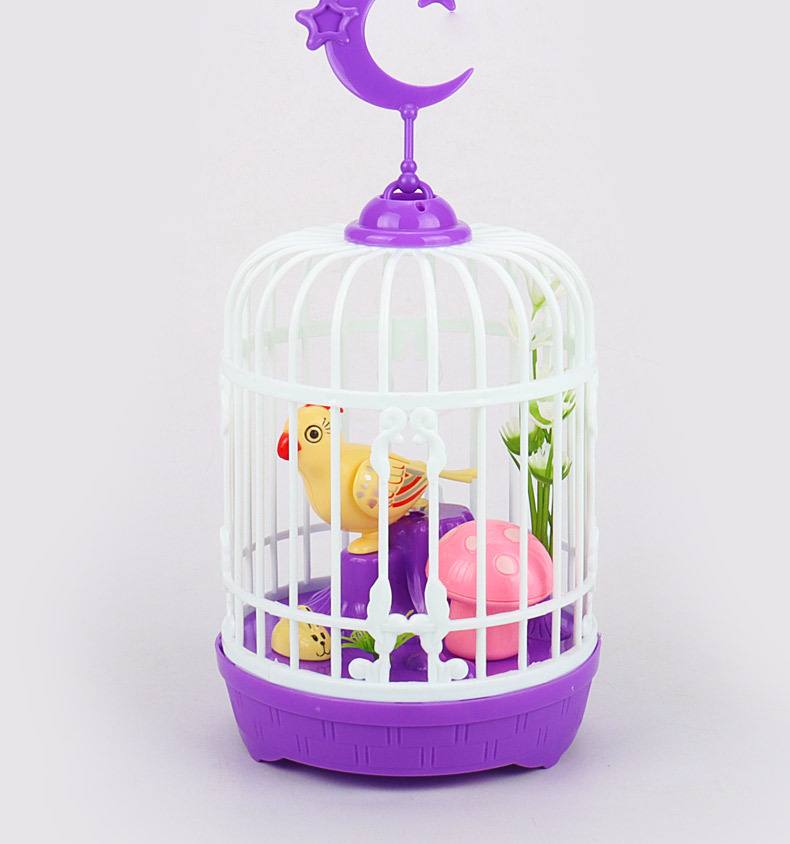 Voice-controlled luminous birdcage, birdcage, pigeon cage, wooden birdhouse, huge parrot warm nest, pet birdhouse, home decoration pic 6