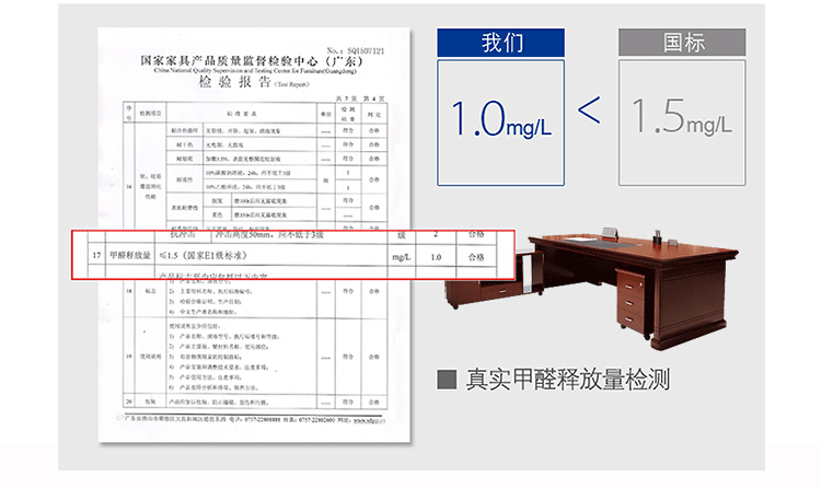 办公家具油漆老板桌政府单位实木皮办公桌椅组合新中式经理大班台 pic 4