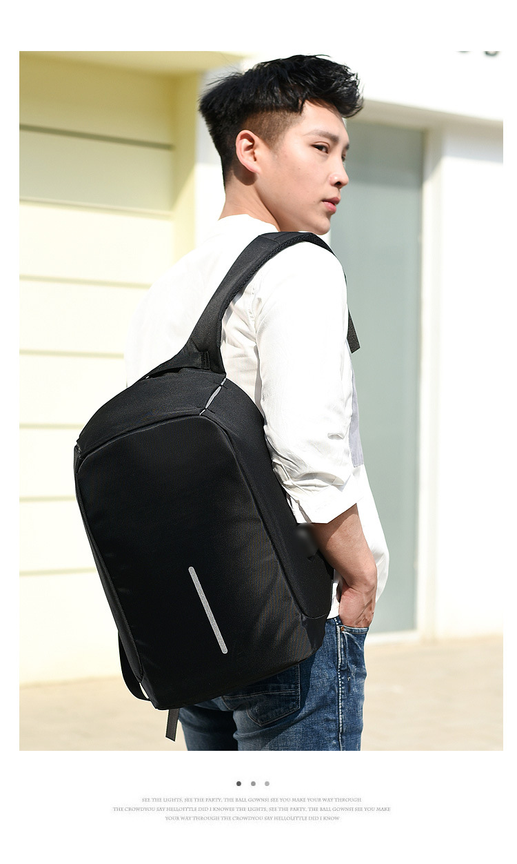 Venta directa de fábrica nueva mochila anti-robo multifuncional mochila recargable usb inteligente para hombres casual business travel bag pic 16