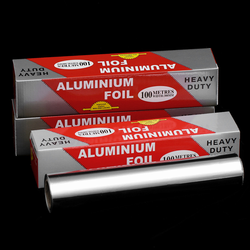 Barbecue and fish tin foil paper, household aluminum foil paper, thickened tin foil paper, kitchen baking tools, disposable barbecue paper pic 17