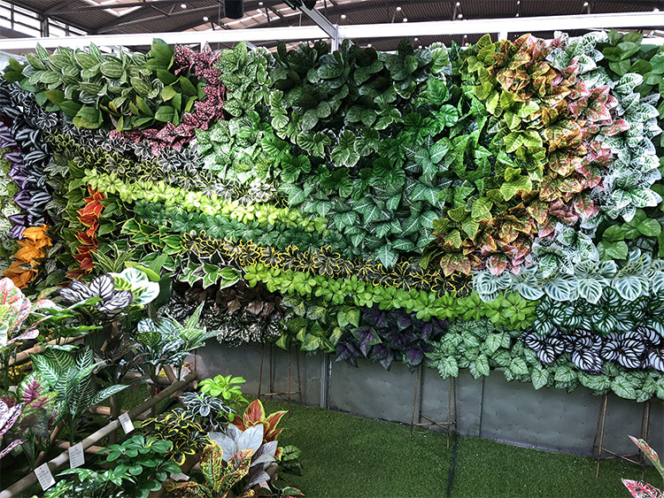 Artificial plant wall accessories, green plant wall hangers, Persian-style grass wall decoration, balcony background, office culture, gardening, branch and leaf tree ornaments pic 7