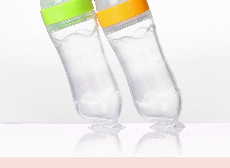 婴儿米糊瓶宝宝硅胶辅食瓶挤压式米糊喂养器儿童吸盘米糊勺辅食勺详情15