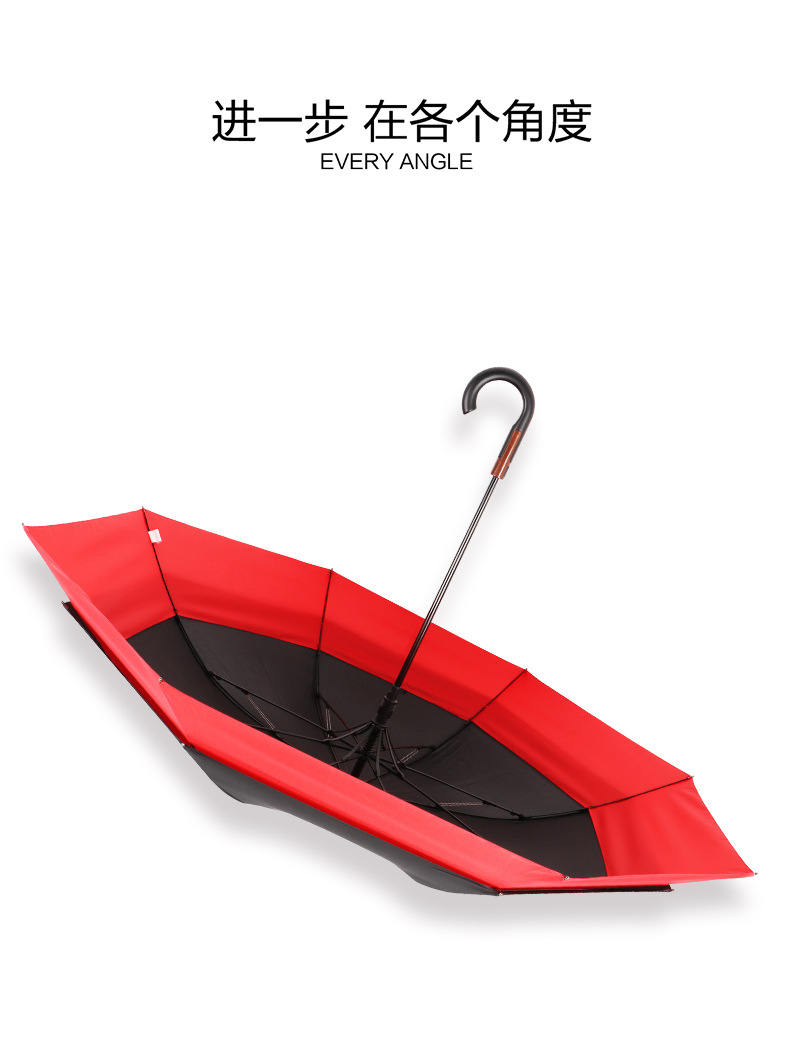 RST Umbrella雨伞欧洲风格抗风加固双层晴雨伞魔术伞商务广告批发详情11