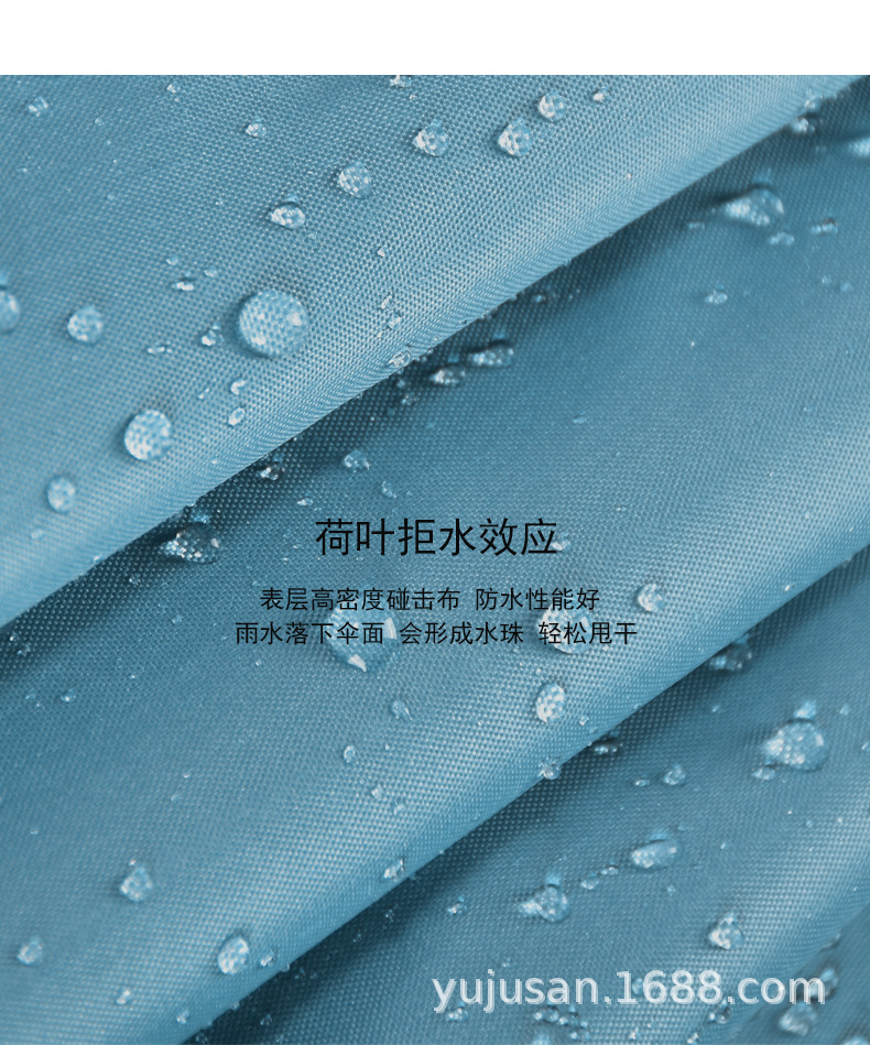 雨伞厂家批发定制印刷logo广告三折叠黑胶全自动防晒紫外线晴两用详情8