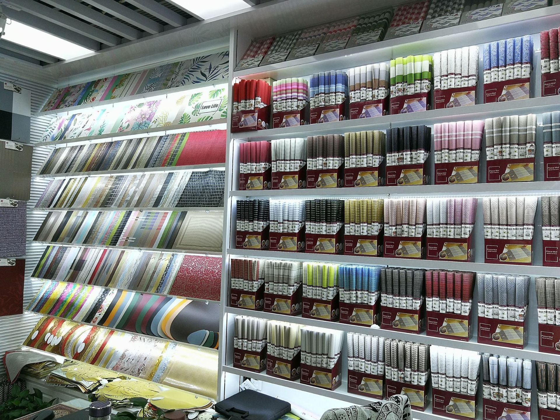 方形特斯林餐垫小树提花PVC餐垫酒店加厚隔热防滑餐垫厂家直销详情14