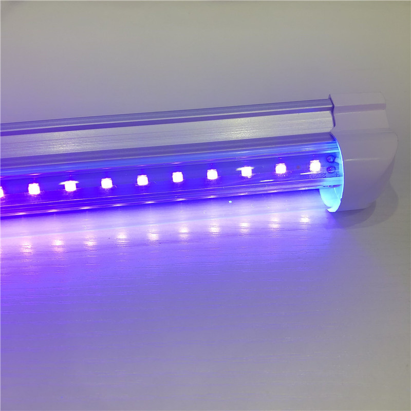 T8一体化LED紫光灯管365 395NM固化晒版诱蚊游泳池UV紫外灯管详情16