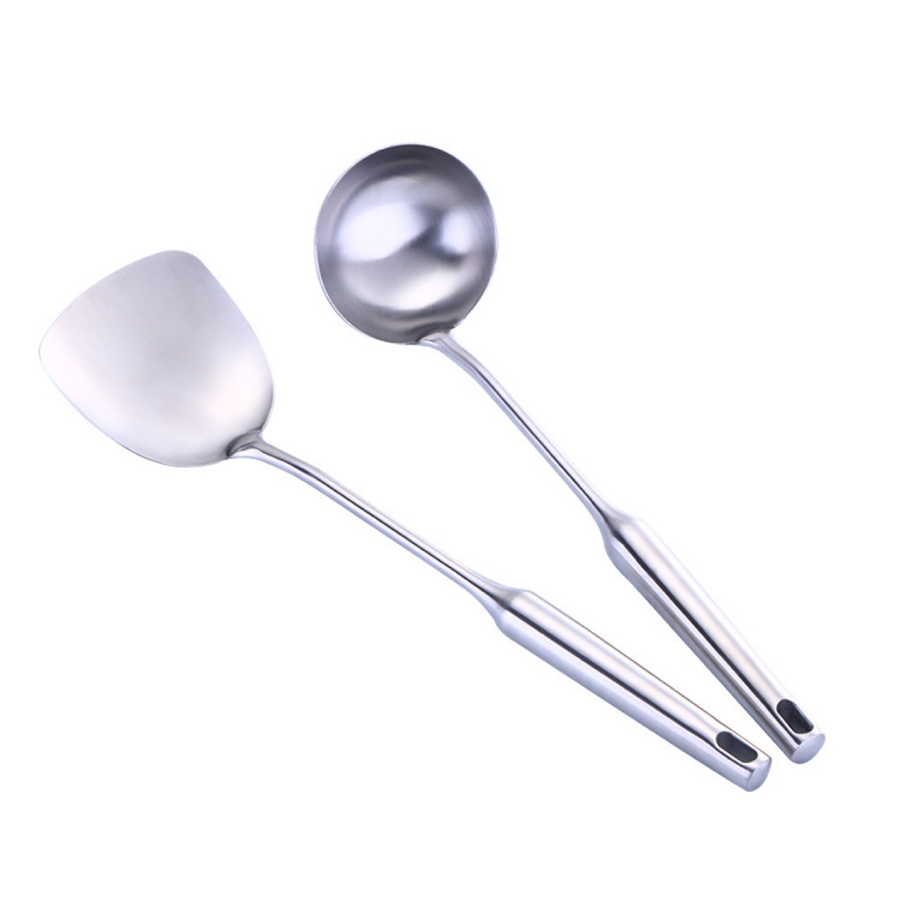 Factory wholesale cooking spoons, spatulas, vacuum integrated handles, stainless steel kitchenware, daily necessities pic 3