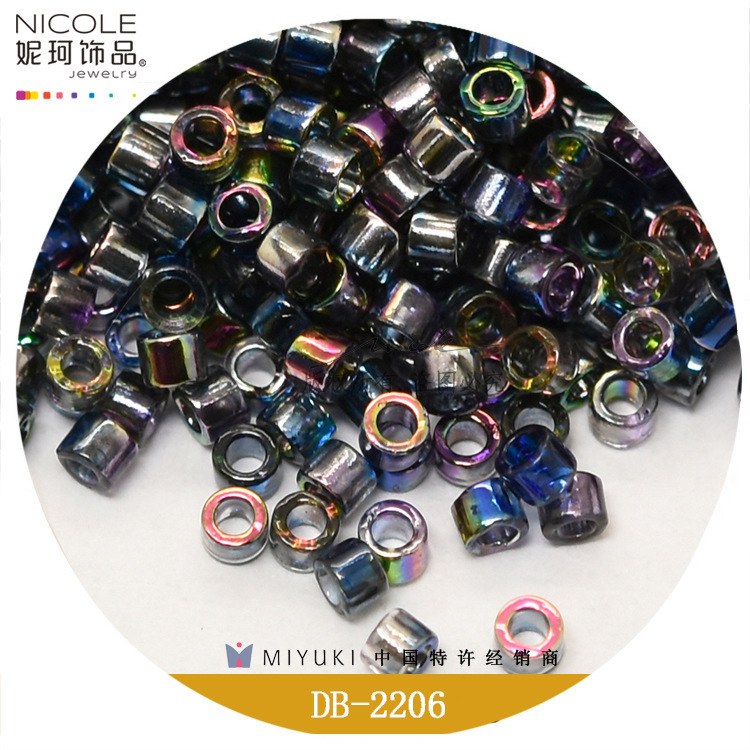 日本原装进口御幸1.6mm古董珠金属系列镀金镀银DB珠珠子散珠10g装详情24