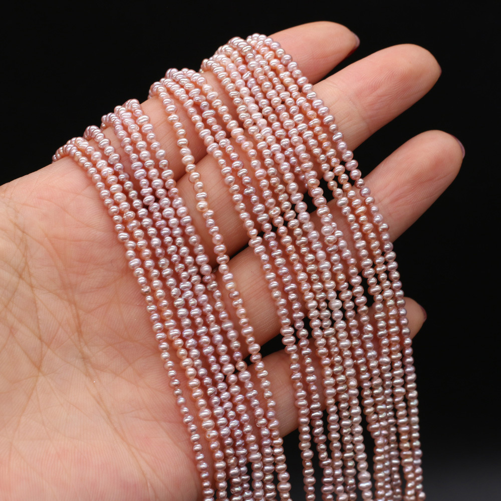 Exquisite natural freshwater pearl potato beads DIY jewelry accessories, handcrafted jewelry necklaces, semi-finished product production and wholesale pic 31