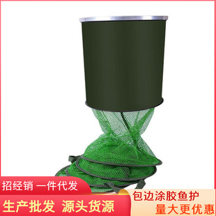 便携式折叠方形鱼网虾笼水产养殖螃蟹龙虾捕鱼笼宠物观赏虾养殖工具详情19