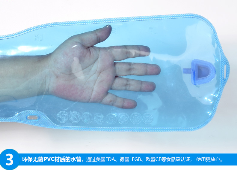 Cross-border best-selling outdoor portable folding water bags, mountain climbing, cycling water bags, running, fitness, camping drinking water bags, camping pic 13