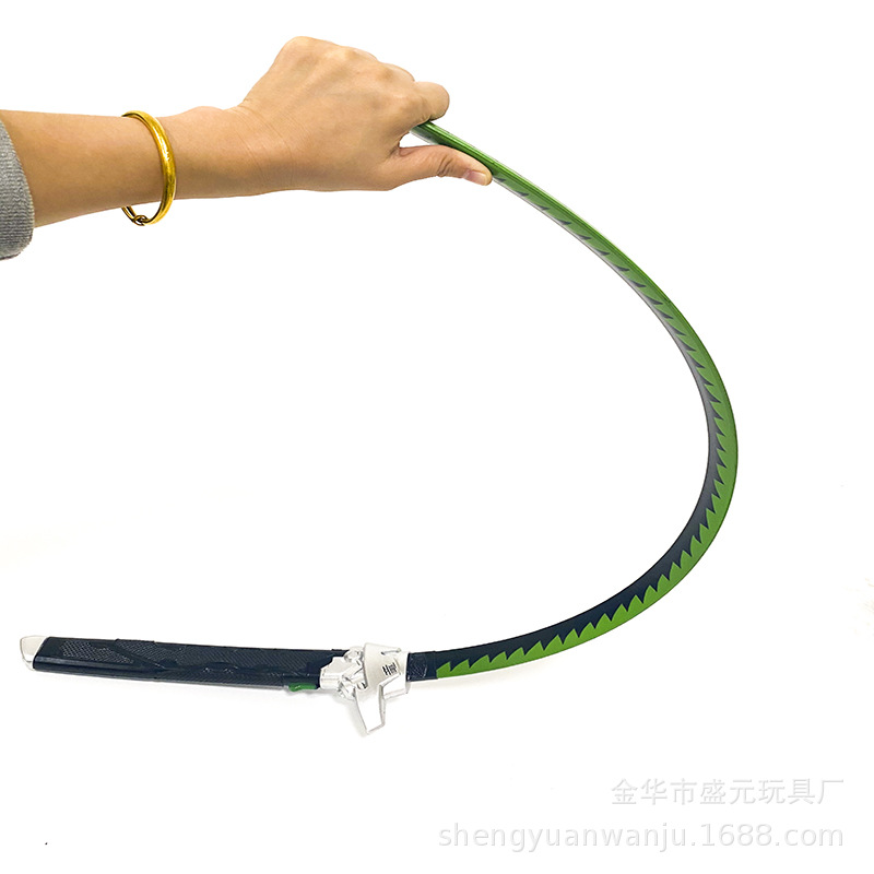 新款守望先锋源氏刀邪鬼刀PU软胶玩具剑cosplay道具模型龙一文字详情9