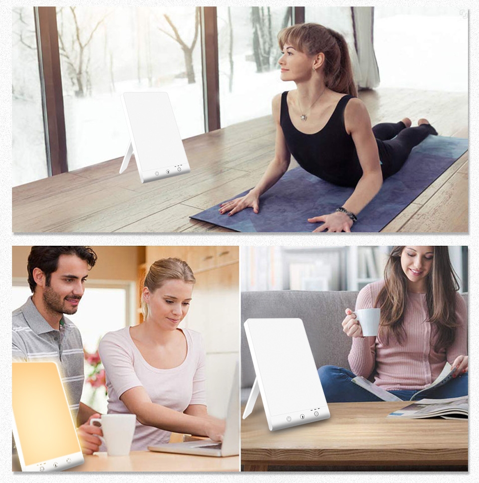 The white rectangular light therapy light strip control button USB power cord supports Tuya Alexa Google Assistant Smart Life mode pic 14