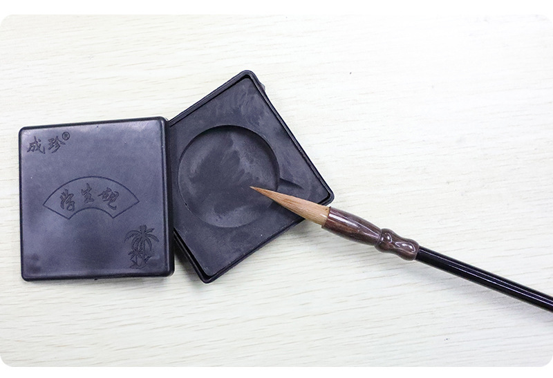 Factory direct sales of student learning brush calligraphy inkstones, wholesale of beginner calligraphy practice supplies, student inkstones pic 10