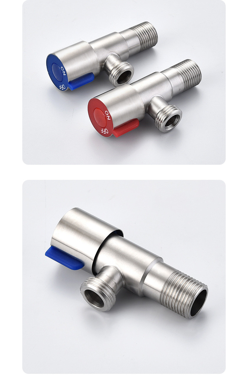 304不锈钢角阀一进二出马桶角阀加长三角阀加厚黄铜阀芯卫浴批发详情46