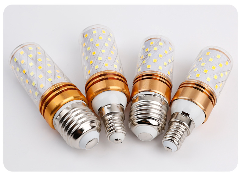 光头强led玉米灯灯泡E14E27螺口12W16W节能家用灯泡三色变光高亮详情12