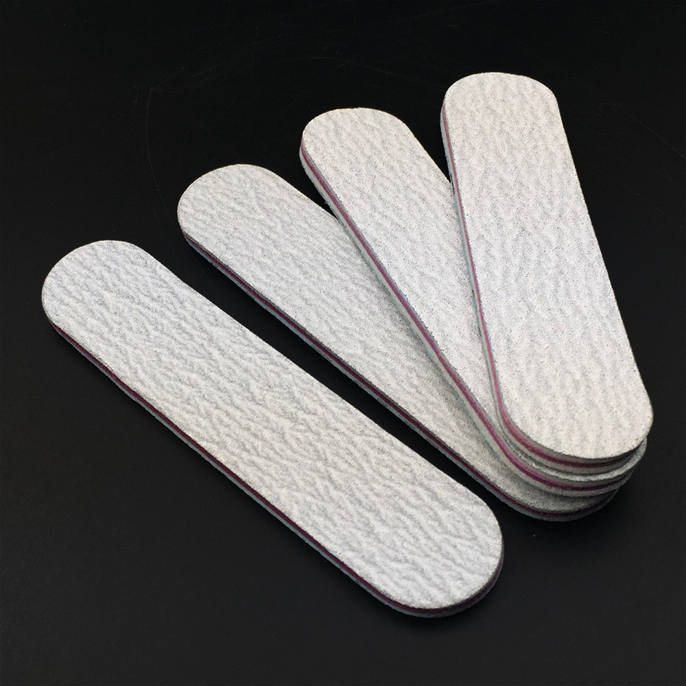 NAIL FILE Zebra-patterned mini file strip, double-sided sanding beauty small rubbing strip, nail sanding and nail art tool sanding strip pic 8