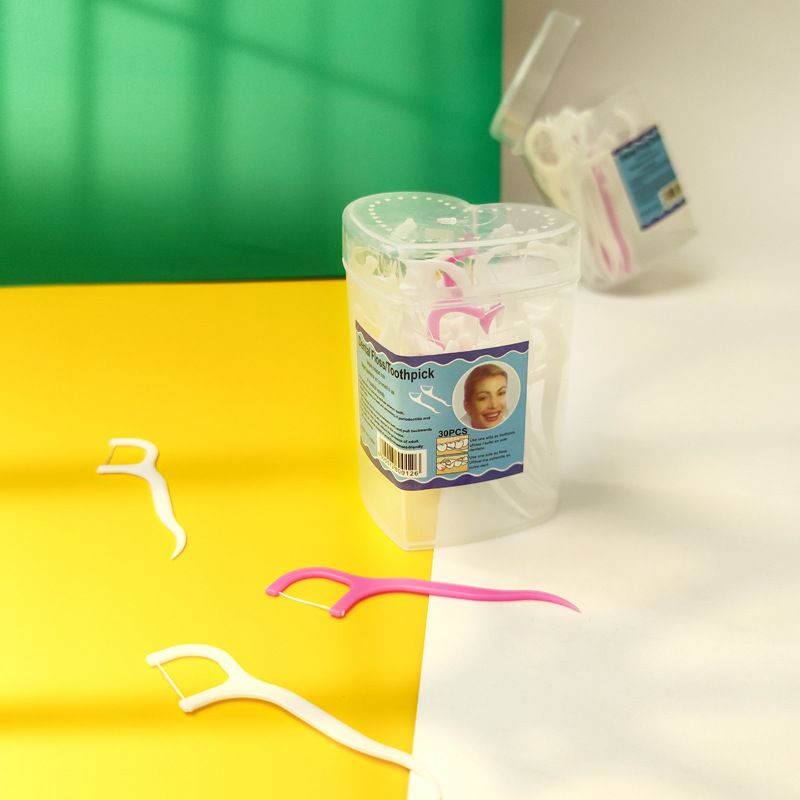 Love dental floss box, disposable plastic toothpicks, dental care, portable dental floss sticks, family floss picks pic 21