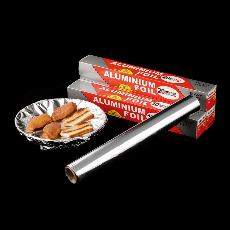 Barbecue and fish tin foil paper, household aluminum foil paper, thickened tin foil paper, kitchen baking tools, disposable barbecue paper pic 13