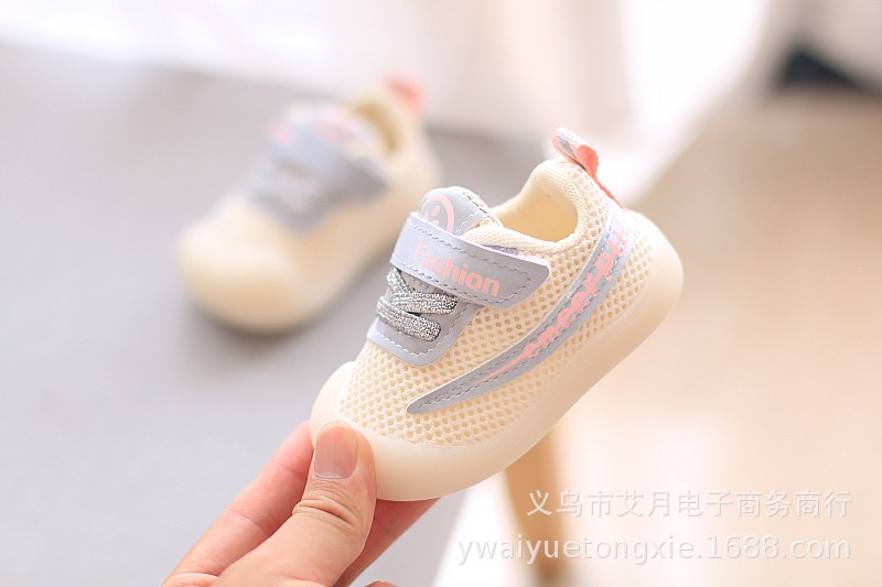 【清仓特价】男宝宝学步鞋春秋季软底防滑婴儿网鞋详情12