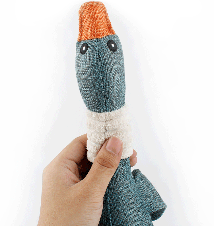 Wild goose sounds, biting dog toys, pet toys, plush teeth grinding sounds, bb interactive biting, teeth cleaning pet dolls pic 6