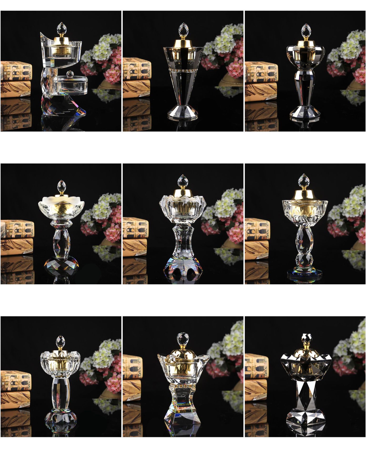 厂家直销沙特阿拉伯水晶熏香炉碳炉直烧香丸佩戴熏香异域风情详情12