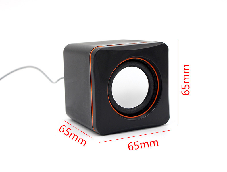 Computer, small speaker, laptop, desktop, mini USB wired subwoofer, home and office speaker pic 6