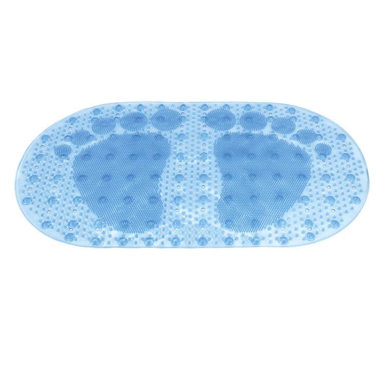 透明/实色椭圆脚丫浴室垫浴室按摩垫防滑垫浴室脚垫详情1
