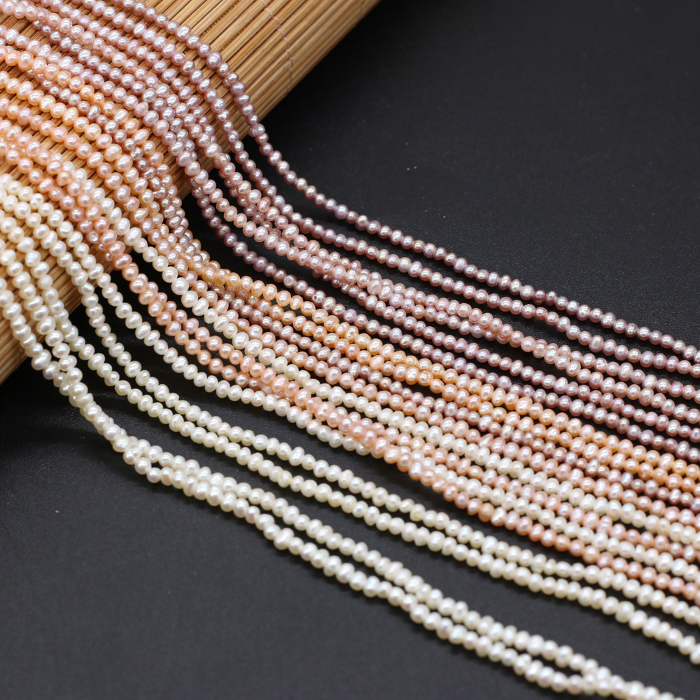 Exquisite natural freshwater pearl potato beads DIY jewelry accessories, handcrafted jewelry necklaces, semi-finished product production and wholesale pic 10