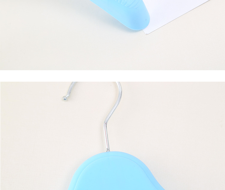 厂家直销塑料儿童衣架童装小孩宝宝白色塑料挂衣架子服装店用衣挂详情14