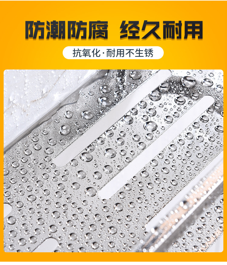 Triangular 304 stainless steel corner storage in the bathroom, corner rack for washroom and bathroom, wall-mounted pic 11