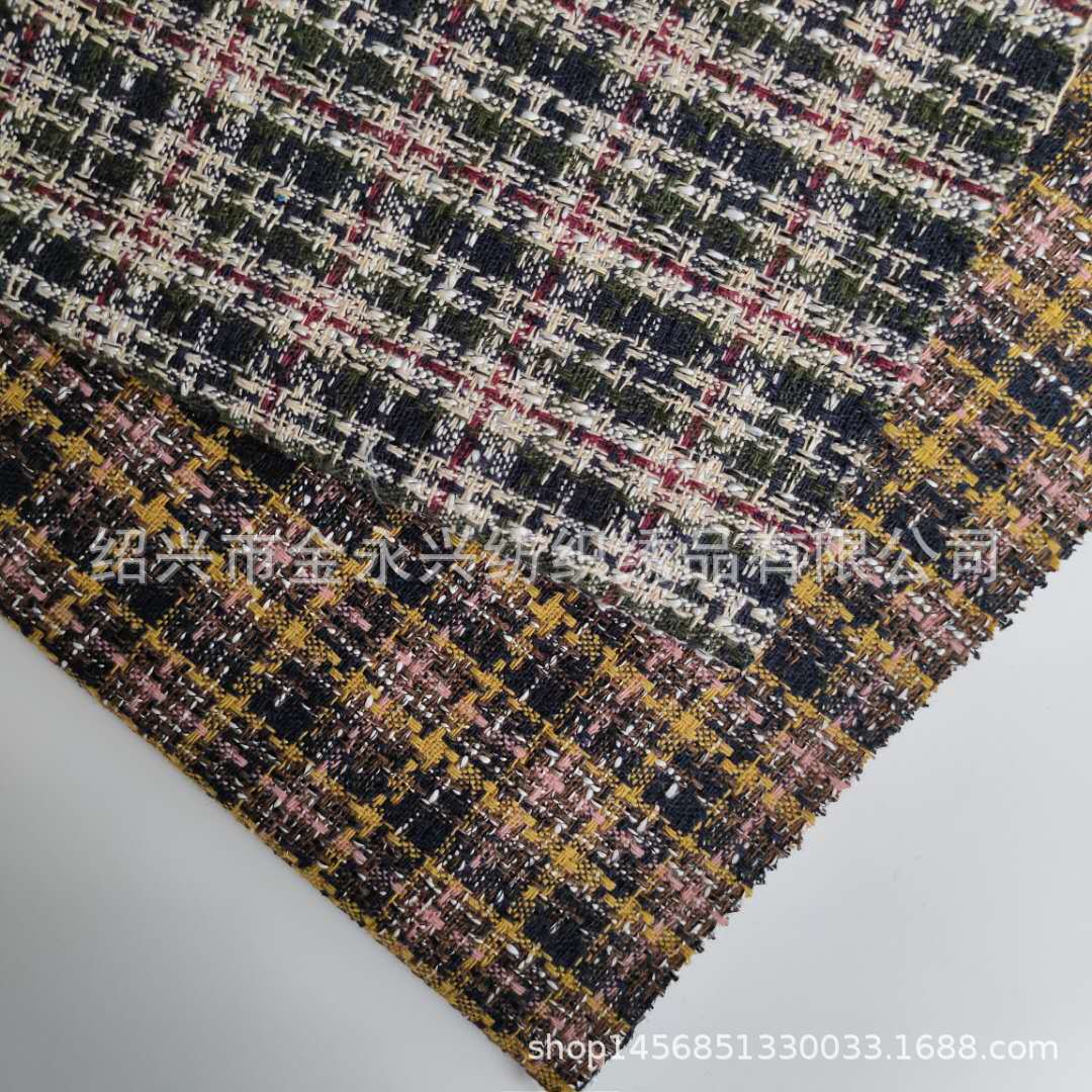 纯棉碎花布非洲布印花布料彩色格纹里布碎花织物详情4