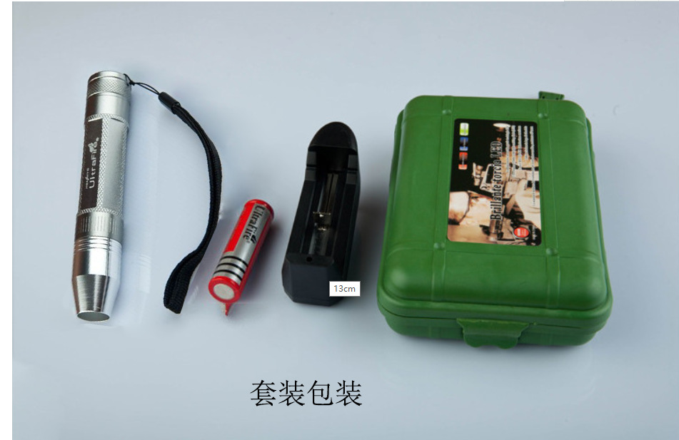 Free logo jade flashlight 365 purple light 395 yellow light amber identification strong light three-source egg lamp pic 6
